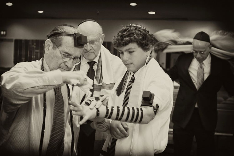 Bar Mitzvah photographs by top New York Photographer Michael Jurick