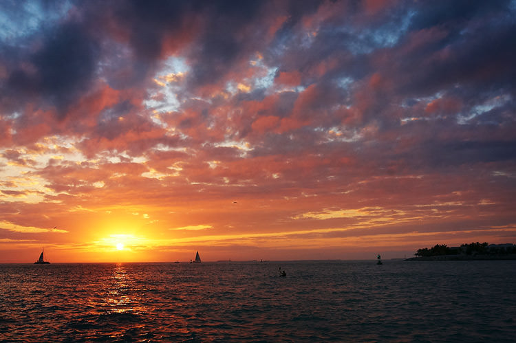 photos of key west sunset by top New York Photographer Michael Jurick