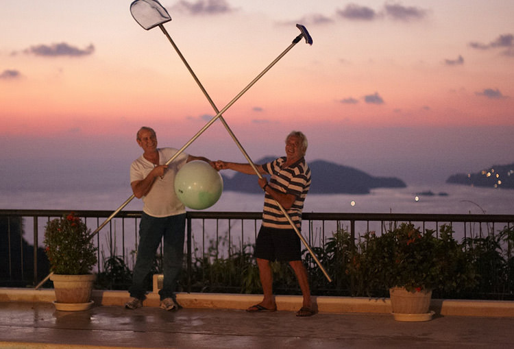 Brothers at Sunset, by New York Photographer Michael Jurick