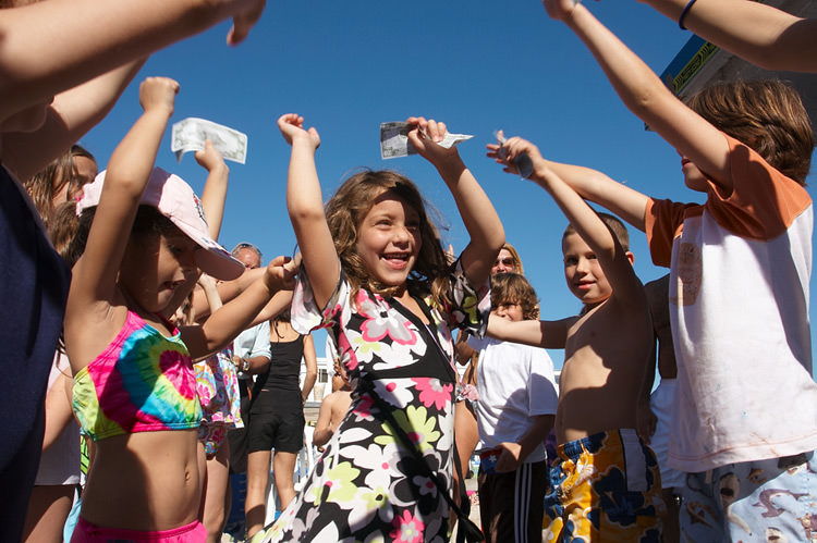 Happy 7 year old Eden Jurick dancing up a storm, New York Photographer, Michael Jurick