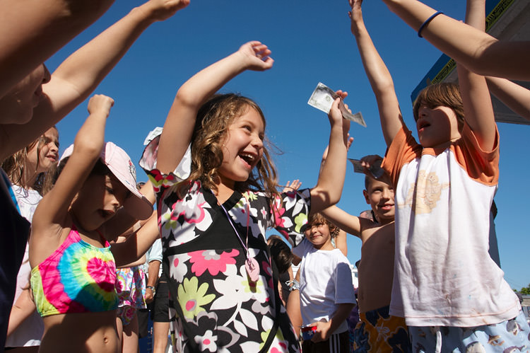 Happy 7 year old Eden Jurick dancing up a storm, New York Photographer, Michael Jurick