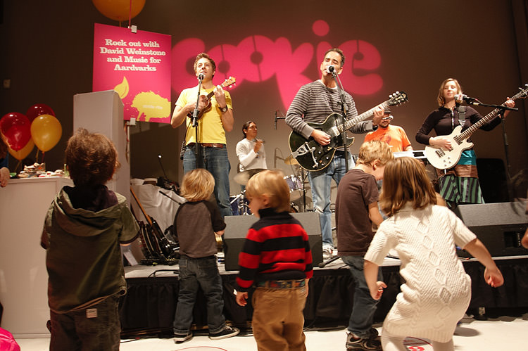 David Weinstone and the Music for Aardvarks Band, by New York Photographer Michael Jurick