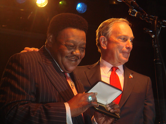 Fats Domino, Mayor Bloomberg, New York Photographer, Michael Jurick