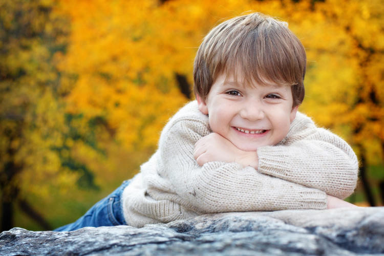 Fall photos in central park by New York Photographer Michael Jurick