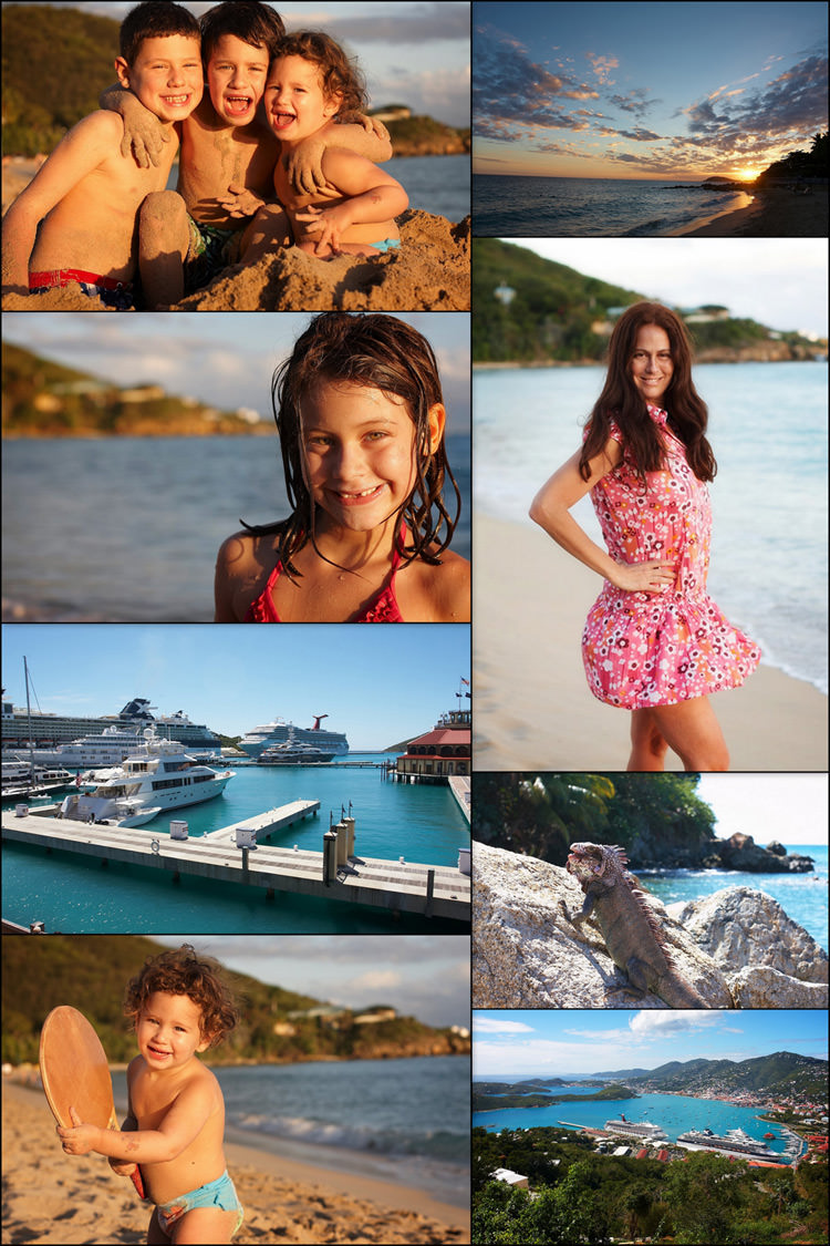 photos of St. Thomas, US Virgin Islands, winter vacation by top New York family and kids Photographer Michael Jurick