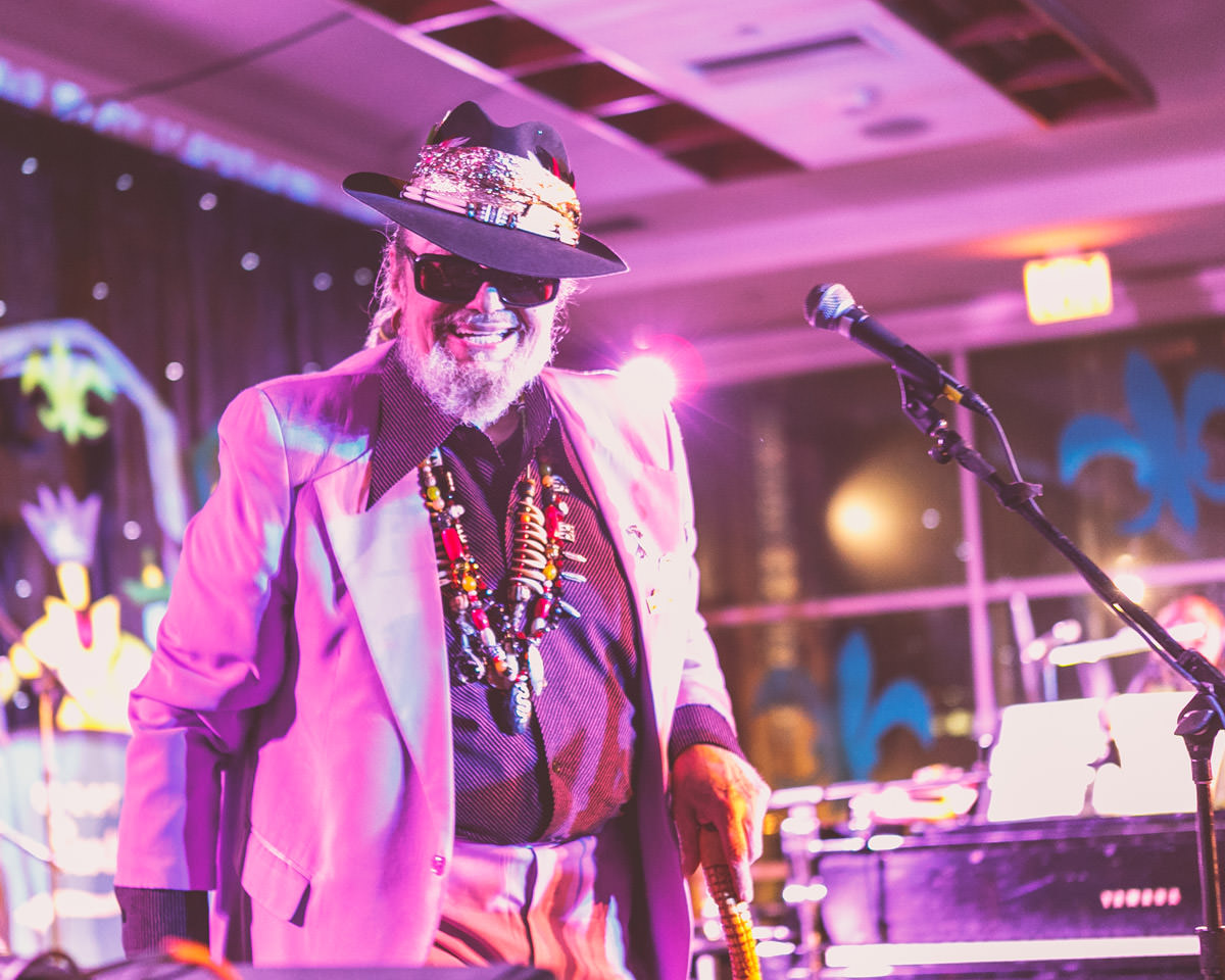 photographs of Dr. John and Tulane Beads on Broadway gala by top New York Photographer Michael Jurick