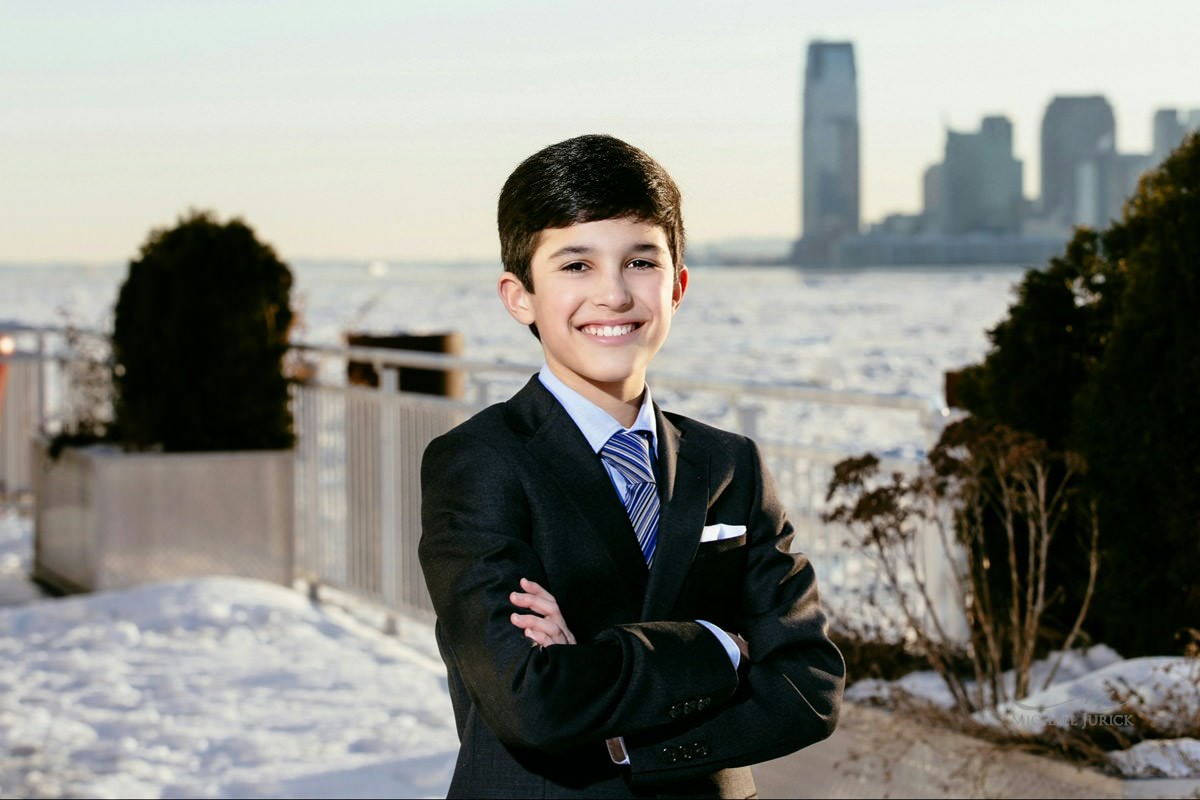 Big Blue themed Bar Mitzvah at Pier 60 by top New York Photographer Michael Jurick