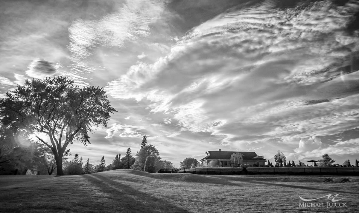 Maine landscape in Infrared by top New York Photographer Michael Jurick