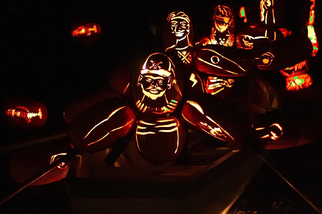 Halloween Great Jack O'Lantern Blaze by top New York Photographer Michael Jurick