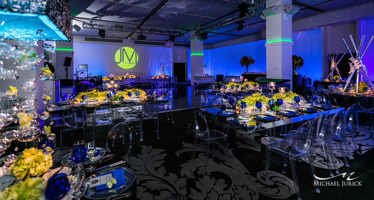 Amazing Bar Mitzvah party photos by top New York Photographer Michael Jurick