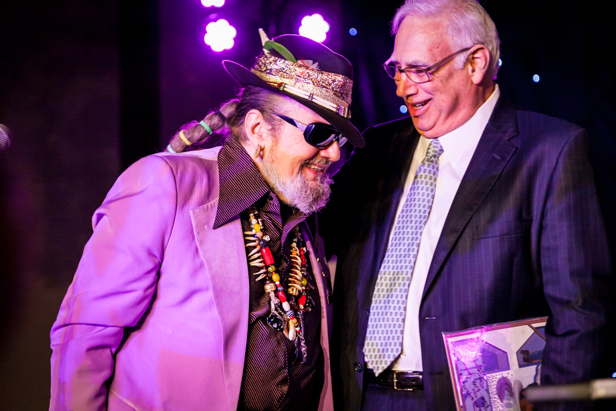 photographs of Dr. John and Tulane Beads on Broadway gala by top New York Photographer Michael Jurick