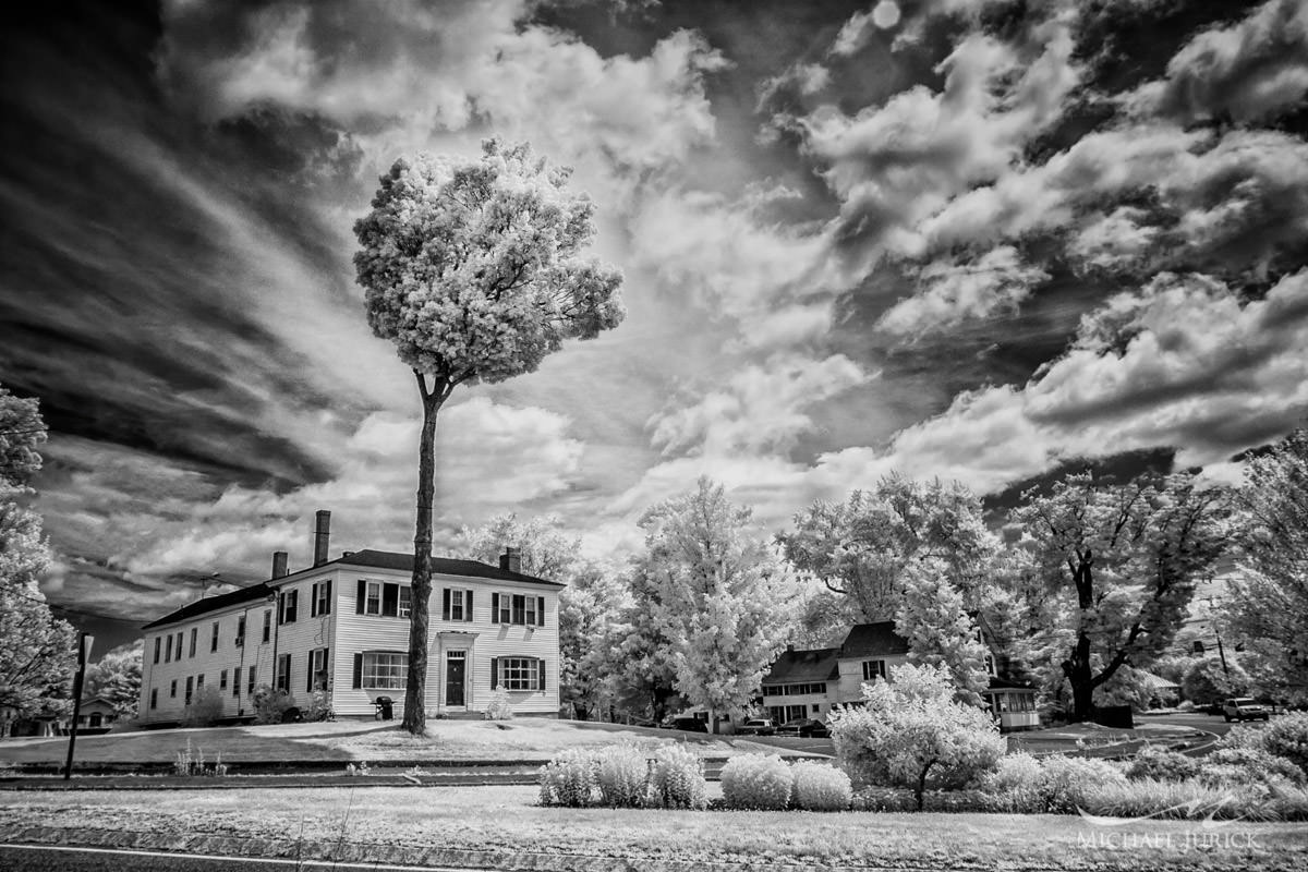 Maine landscape in Infrared by top New York Photographer Michael Jurick