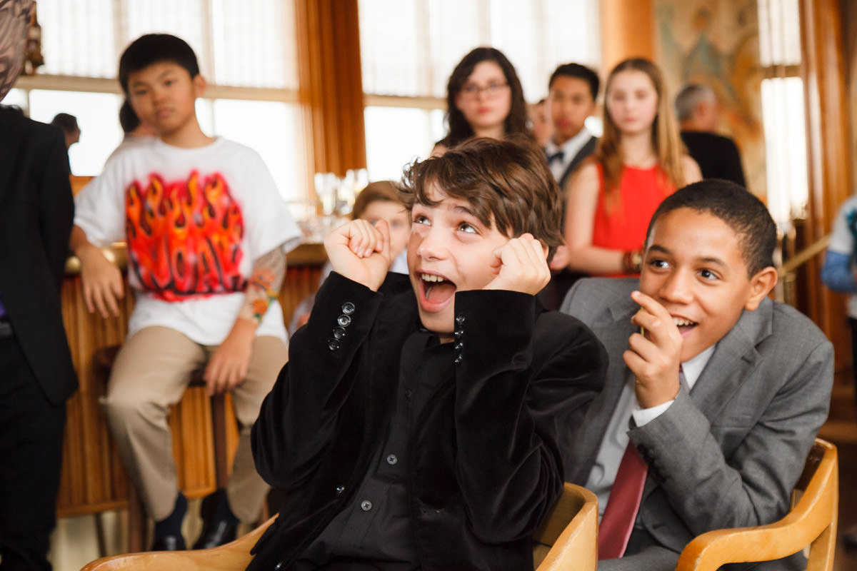 Bar Mitzvah photographs at the Standard Hotel, NYC by top New York Photographer Michael Jurick