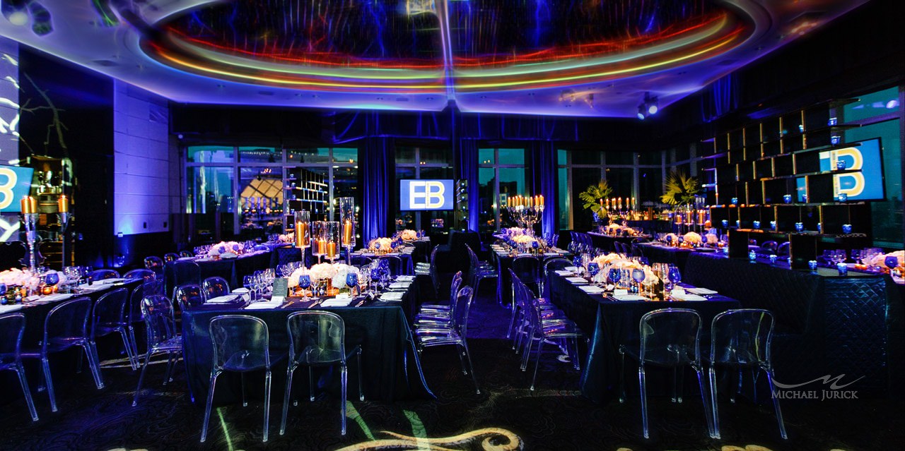 High energy Bar Mitzvah at the Mandarin by top New York Photographer Michael Jurick