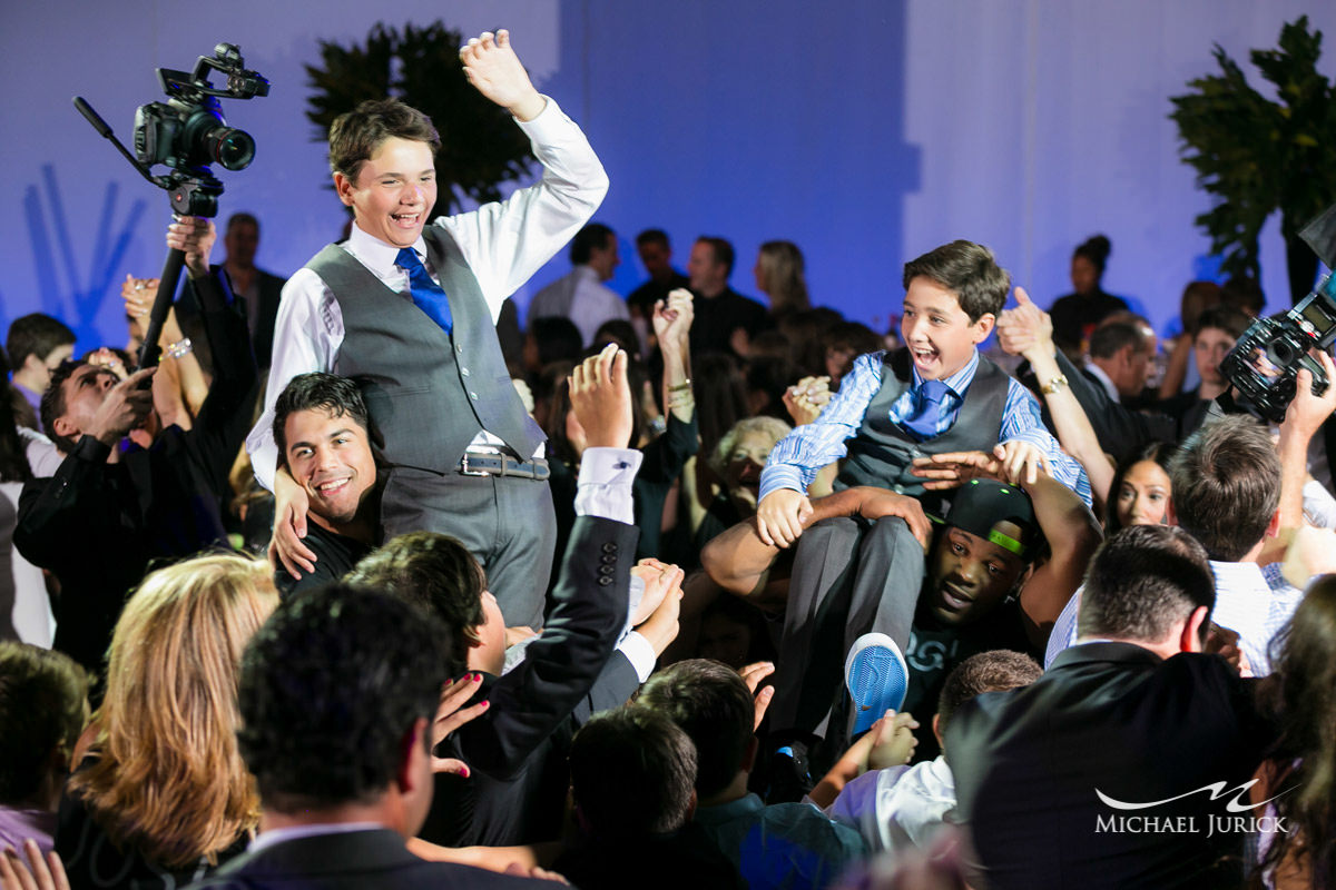 Amazing Bar Mitzvah party photos by top New York Photographer Michael Jurick