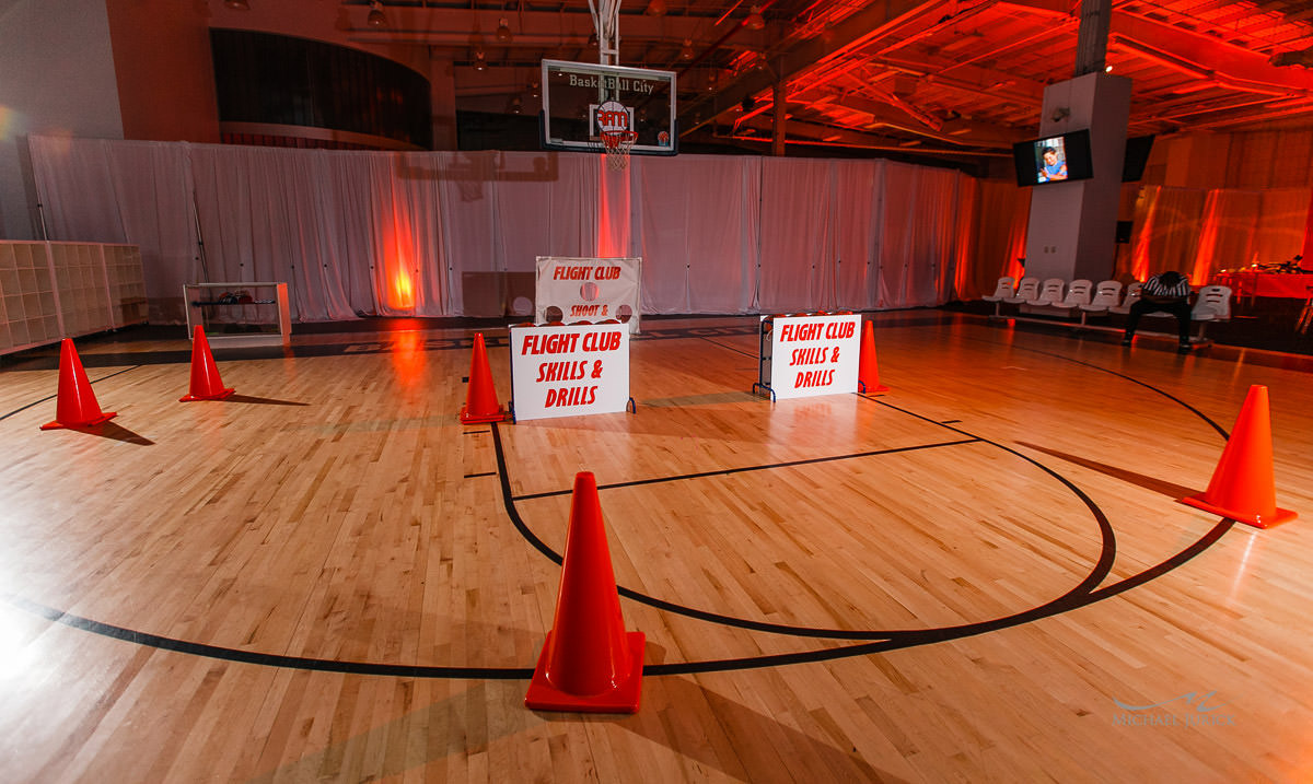 Rockin Bar Mitzvah at Basketball City by top New York Photographer Michael Jurick