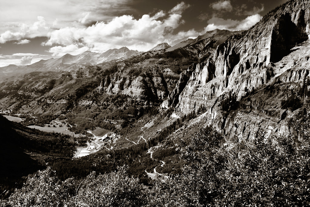 photos of Telluride mountains by top New York Photographer Michael Jurick