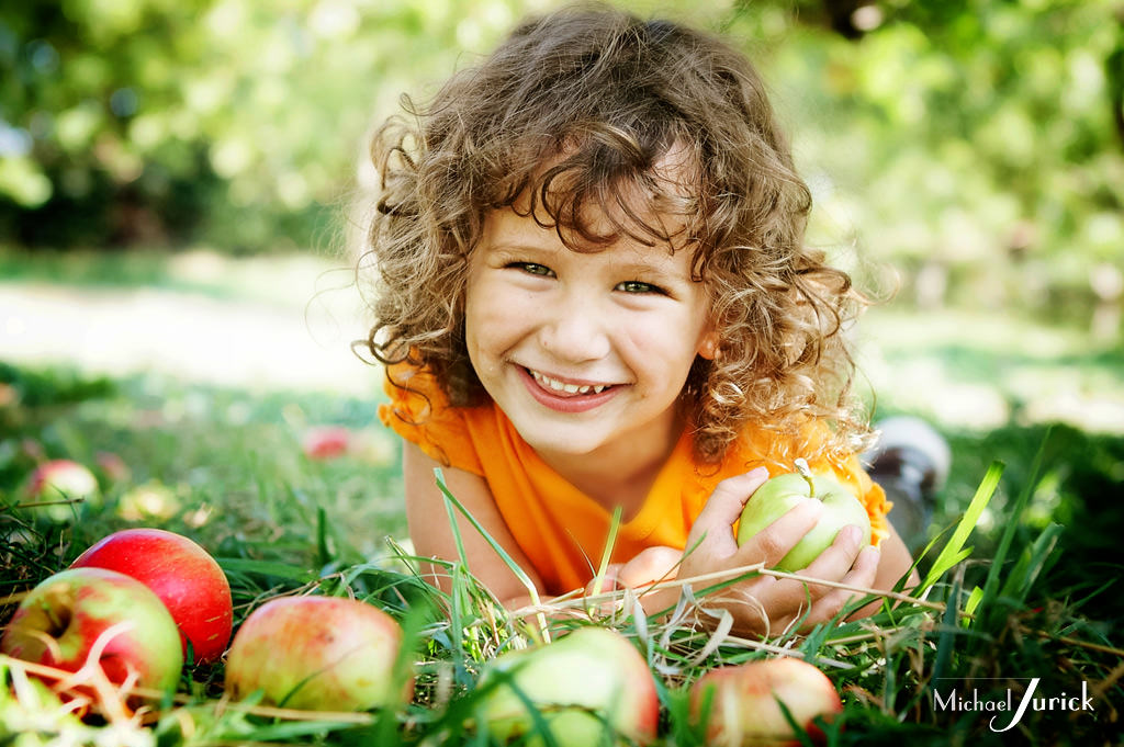 Fall Apple Picking photos by top New York Photographer Michael Jurick