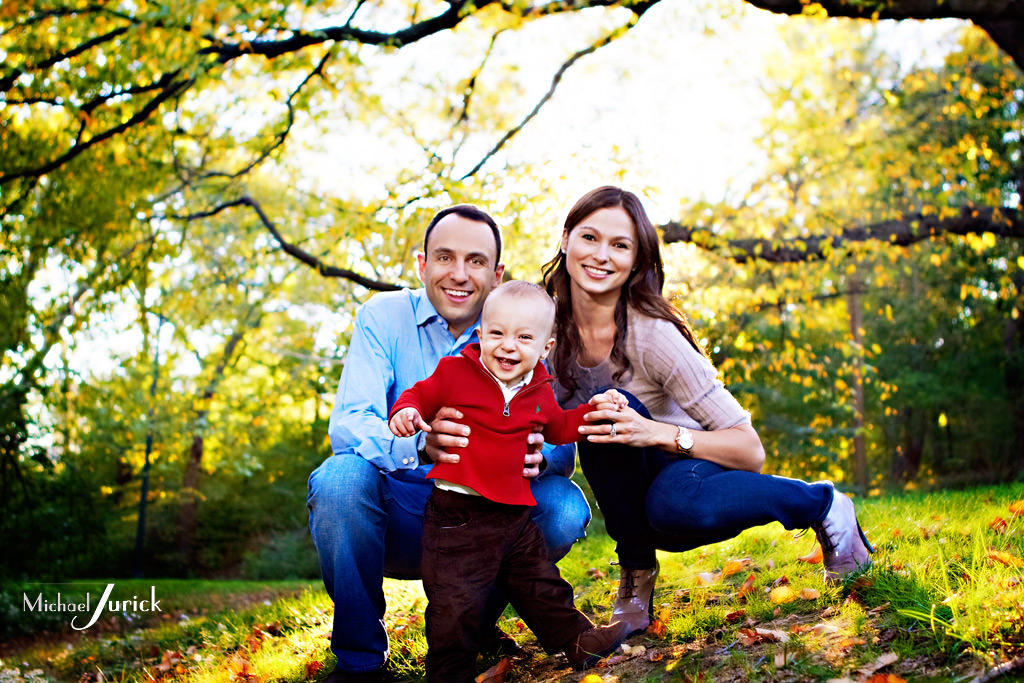 Fall family holiday photos by top New York Photographer Michael Jurick