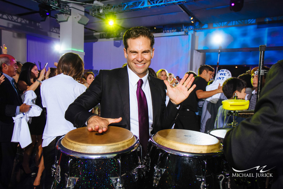 Amazing Bar Mitzvah party photos by top New York Photographer Michael Jurick