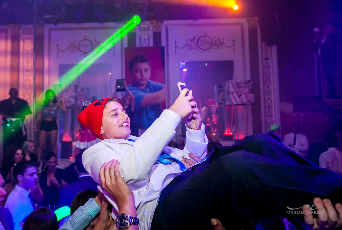 Incredible Bar Mitzvah Party by top New York Photographer Michael Jurick