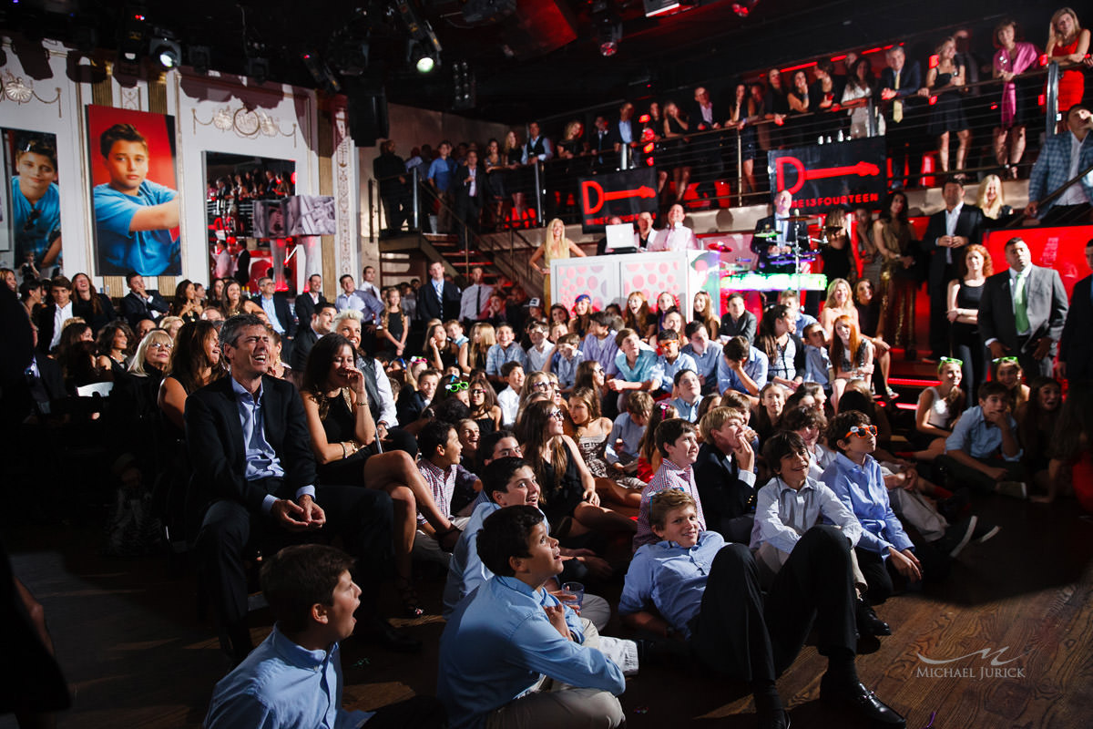 Incredible Bar Mitzvah Party by top New York Photographer Michael Jurick