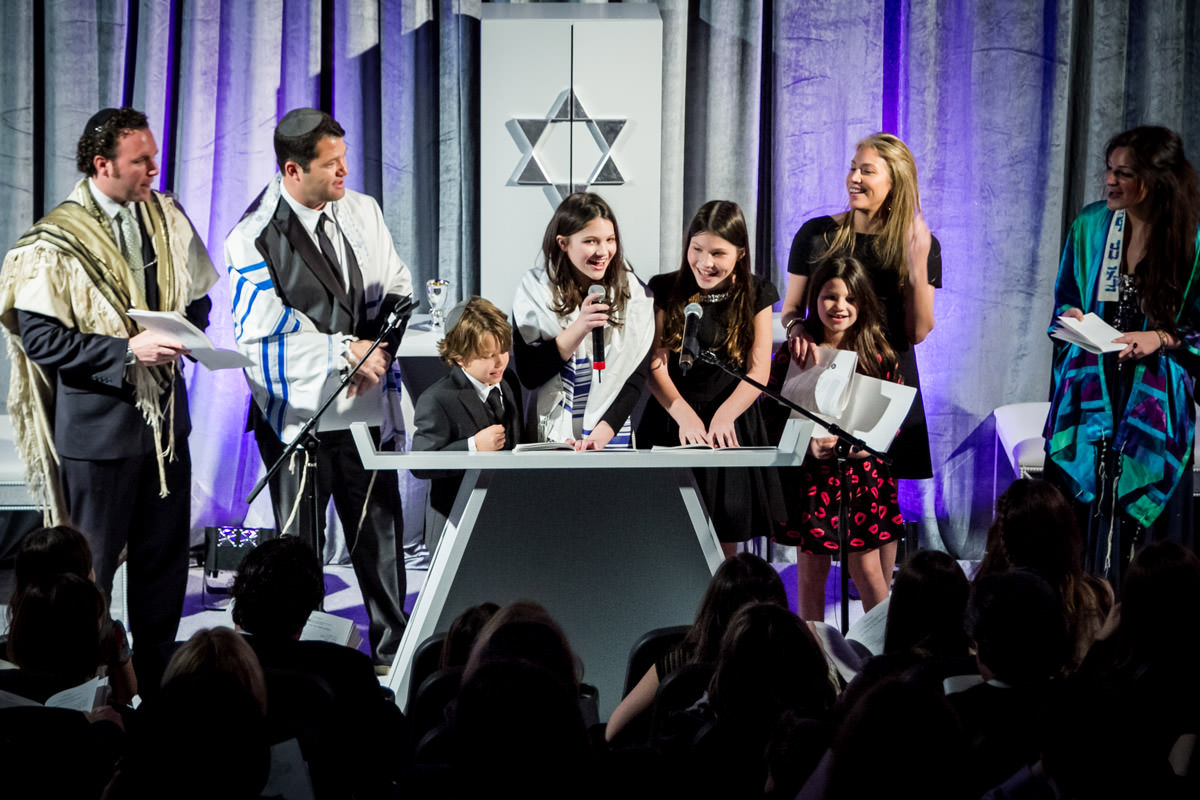 Stellar Bat Mitzvah party photography by top New York Photographer Michael Jurick