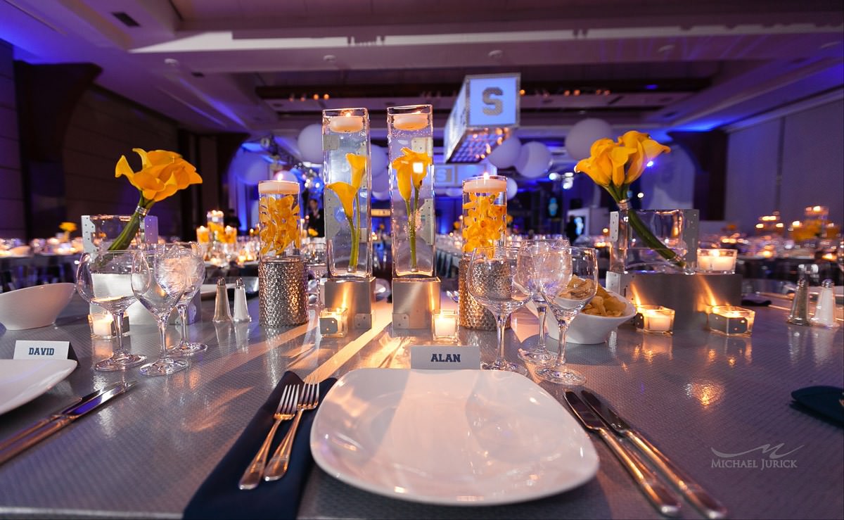 Big Blue themed Bar Mitzvah at Pier 60 by top New York Photographer Michael Jurick