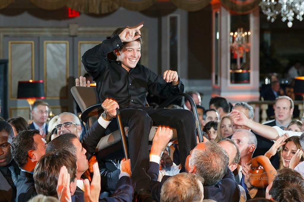 stunning photographs of a Bar Mitzvah at The Pierre A Taj Hotel by top New York Photographer Michael Jurick