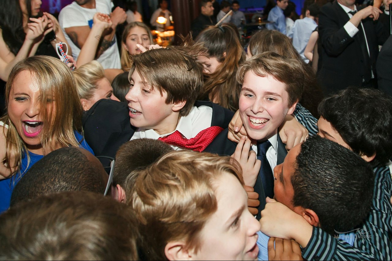 High energy Bar Mitzvah at the Mandarin by top New York Photographer Michael Jurick