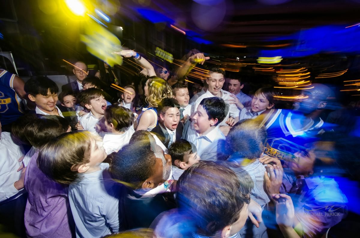 Big Blue themed Bar Mitzvah at Pier 60 by top New York Photographer Michael Jurick