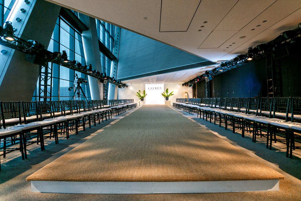 Ralph Lauren Fashion show at the Hearst Tower by top New York Photographer Michael Jurick