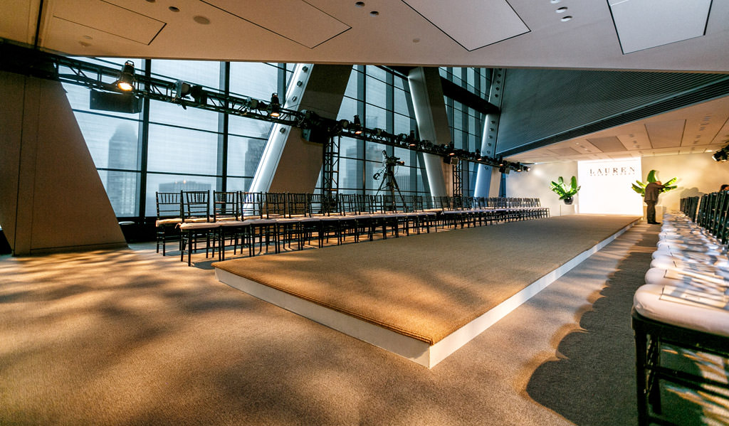 © Michael Jurick Ralph Lauren Fashion show at the Hearst Tower by top New York Photographer Michael Jurick