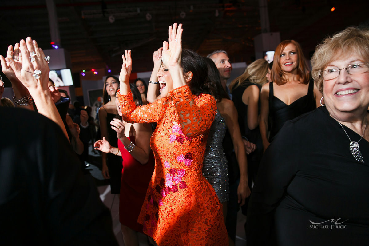 Rockin Bar Mitzvah at Basketball City by top New York Photographer Michael Jurick