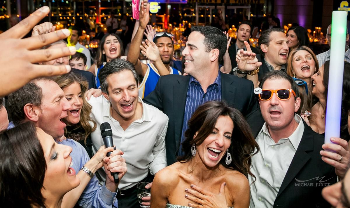 Big Blue themed Bar Mitzvah at Pier 60 by top New York Photographer Michael Jurick