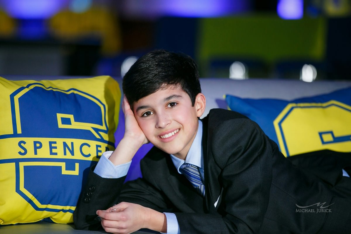 Big Blue themed Bar Mitzvah at Pier 60 by top New York Photographer Michael Jurick