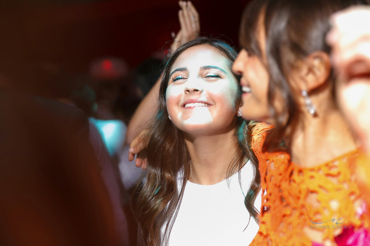 Rockin Bar Mitzvah at Basketball City by top New York Photographer Michael Jurick