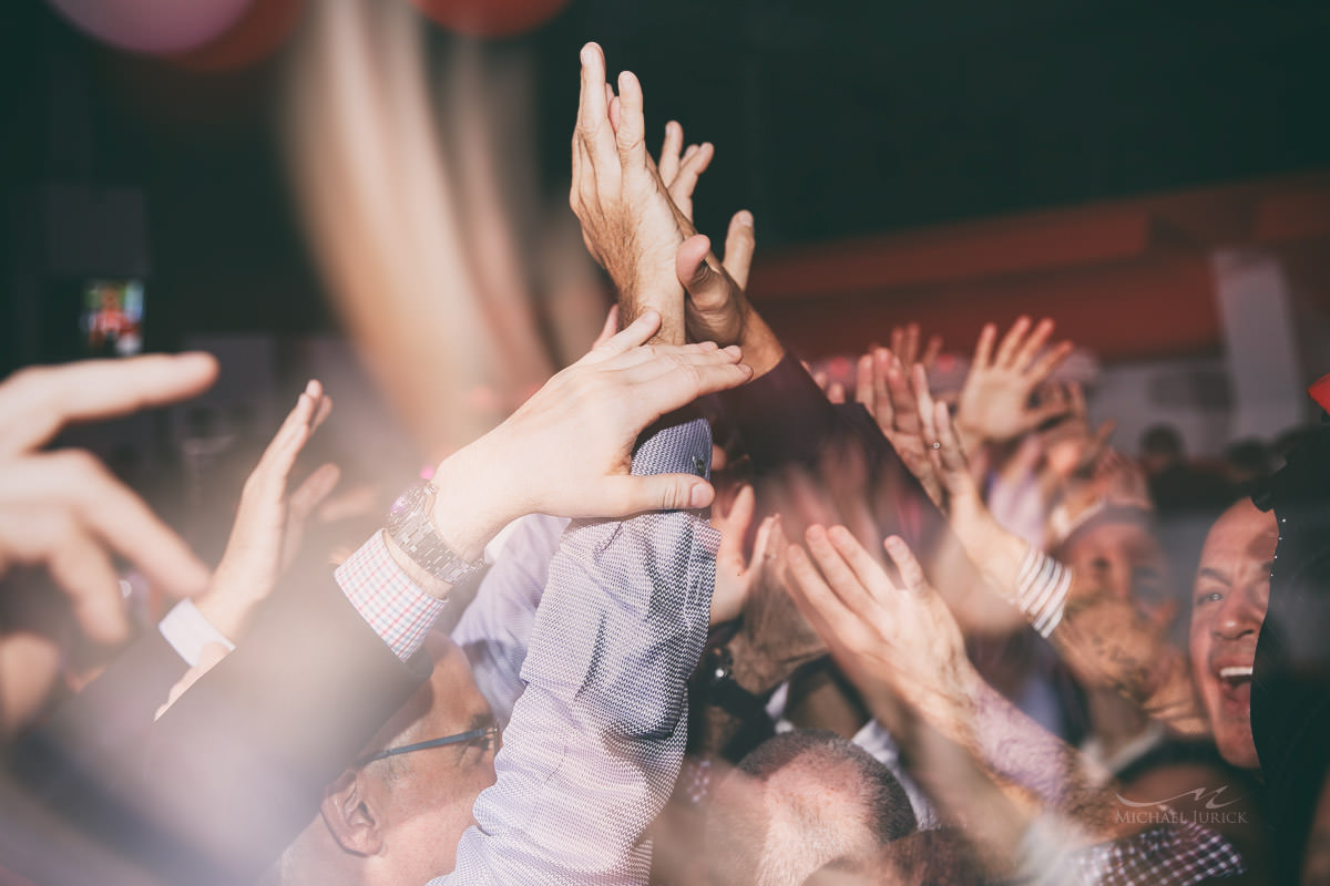 Rockin Bar Mitzvah at Basketball City by top New York Photographer Michael Jurick