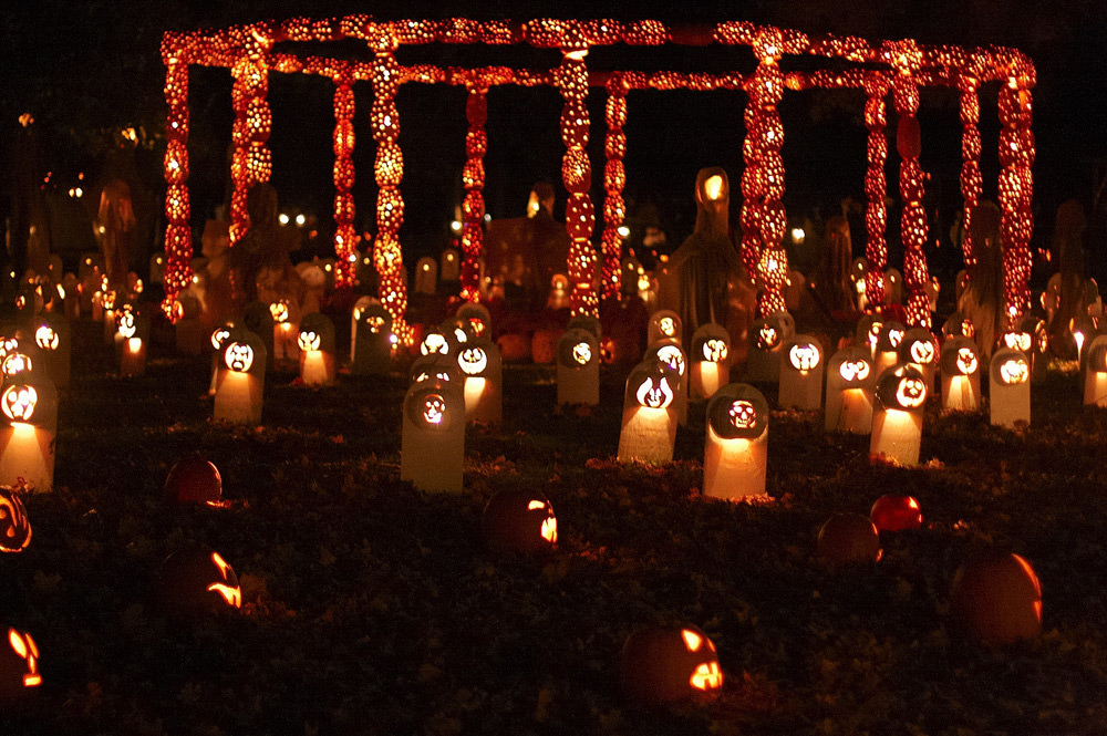 Halloween Great Jack O'Lantern Blaze by top New York Photographer Michael Jurick