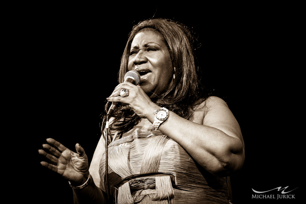 Photos of Aretha Franklin by top New York Photographer Michael Jurick