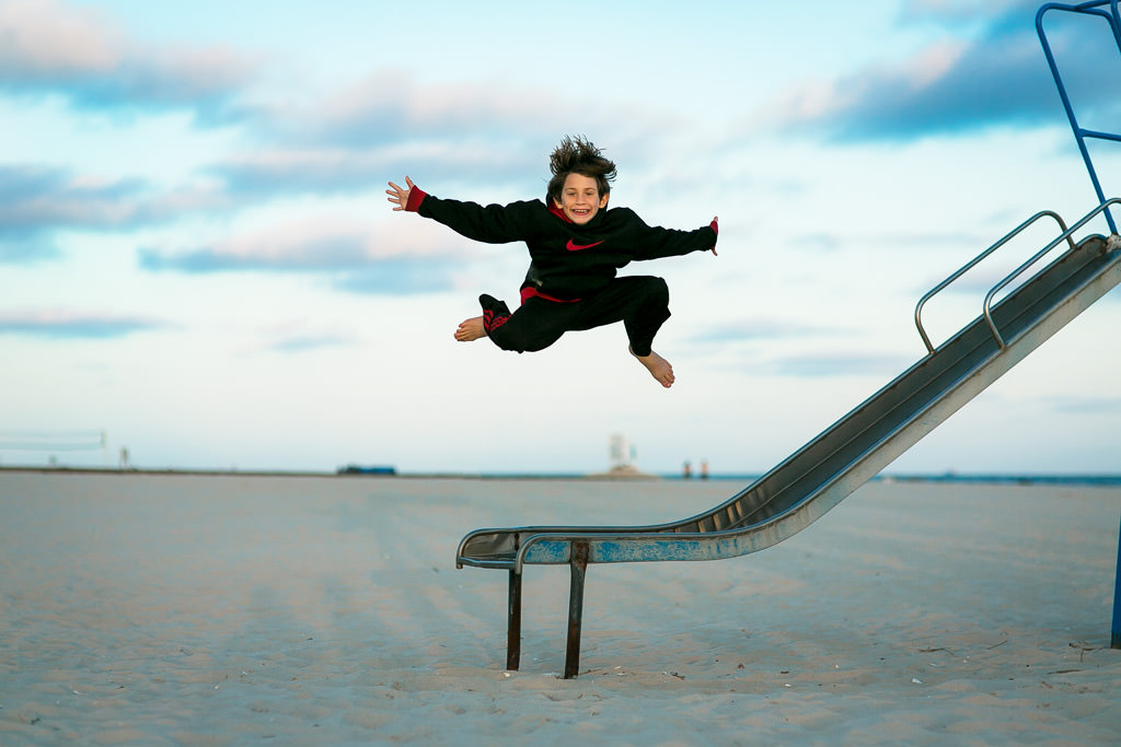 Beach Portraits by top New York Photographer Michael Jurick