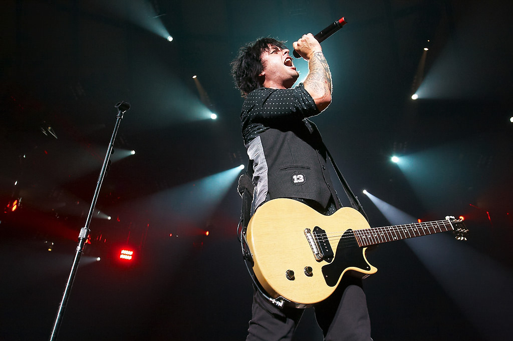 Green Day at Madison Square Garden photographed by top New York Photographer Michael Jurick