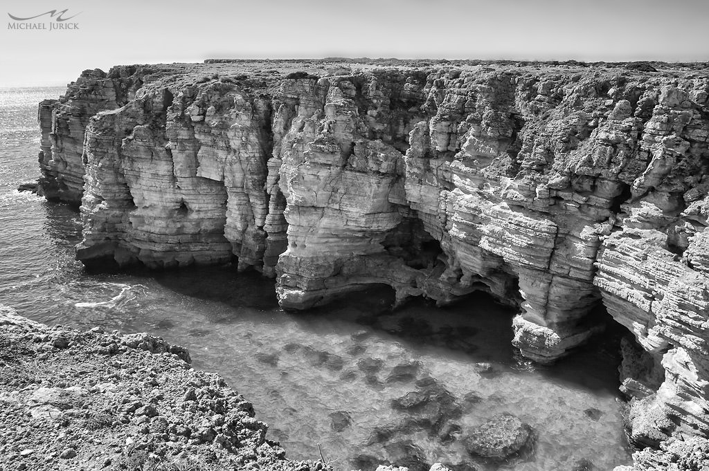HDR photo of the Algargve coastline in Portugal by top New York Photographer Michael Jurick