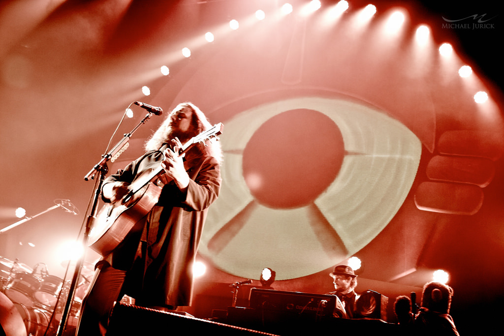 My Morning Jacket at Madison Square Garden by top New York Photographer Michael Jurick