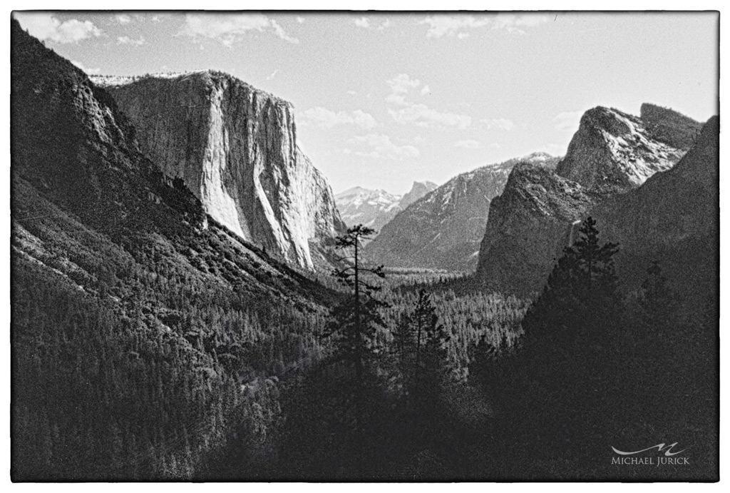 photograph of Yosemite in 1992 in Black and White by top New York Photographer Michael Jurick