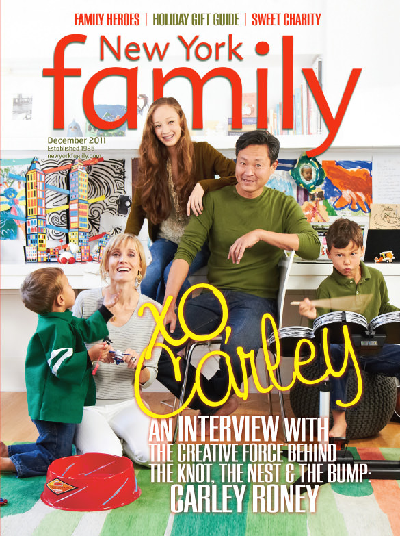 Cover of New York Family by top New York Photographer Michael Jurick