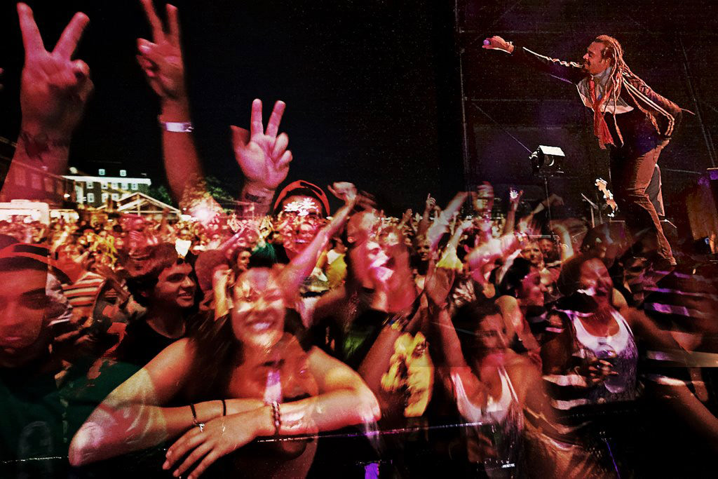 photos of Governors Island and Michael Franti & Spearhead by top New York Photographer Michael Jurick