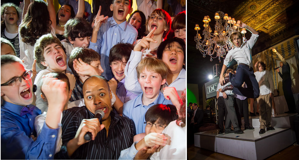 Bar Mitzvah photos at the Harmonie Club, NYC by top New York Photographer Michael Jurick