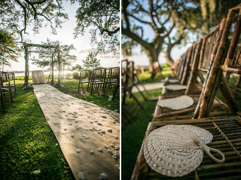 Charleston, SC eco-friendly wedding details by top New York Photographer Michael Jurick