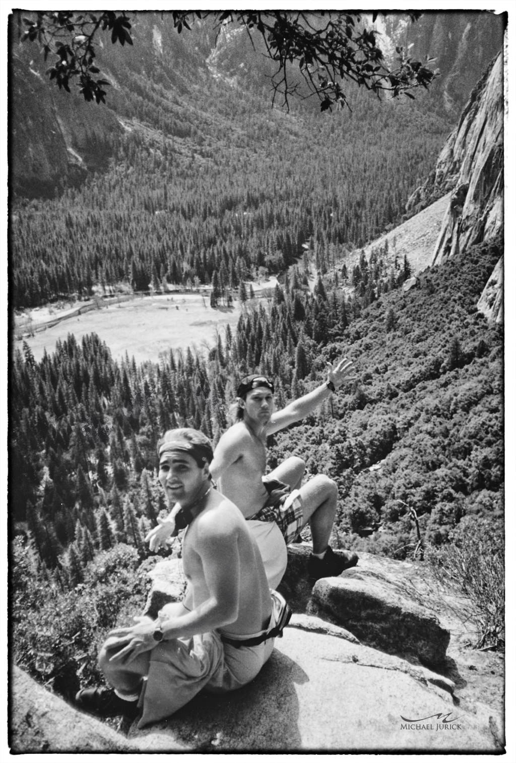 photograph of Yosemite in 1992 in Black and White by top New York Photographer Michael Jurick